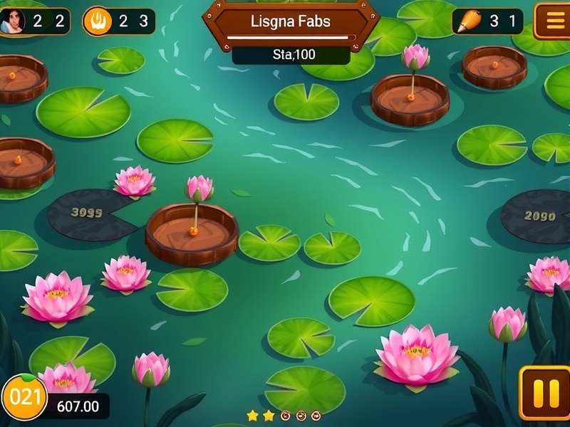 Lotus Lagoon Treasure Game Screenshot